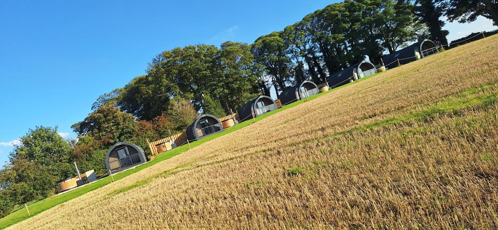 Hotel Eastfield Glamping Farm Spennithorne Exterior foto